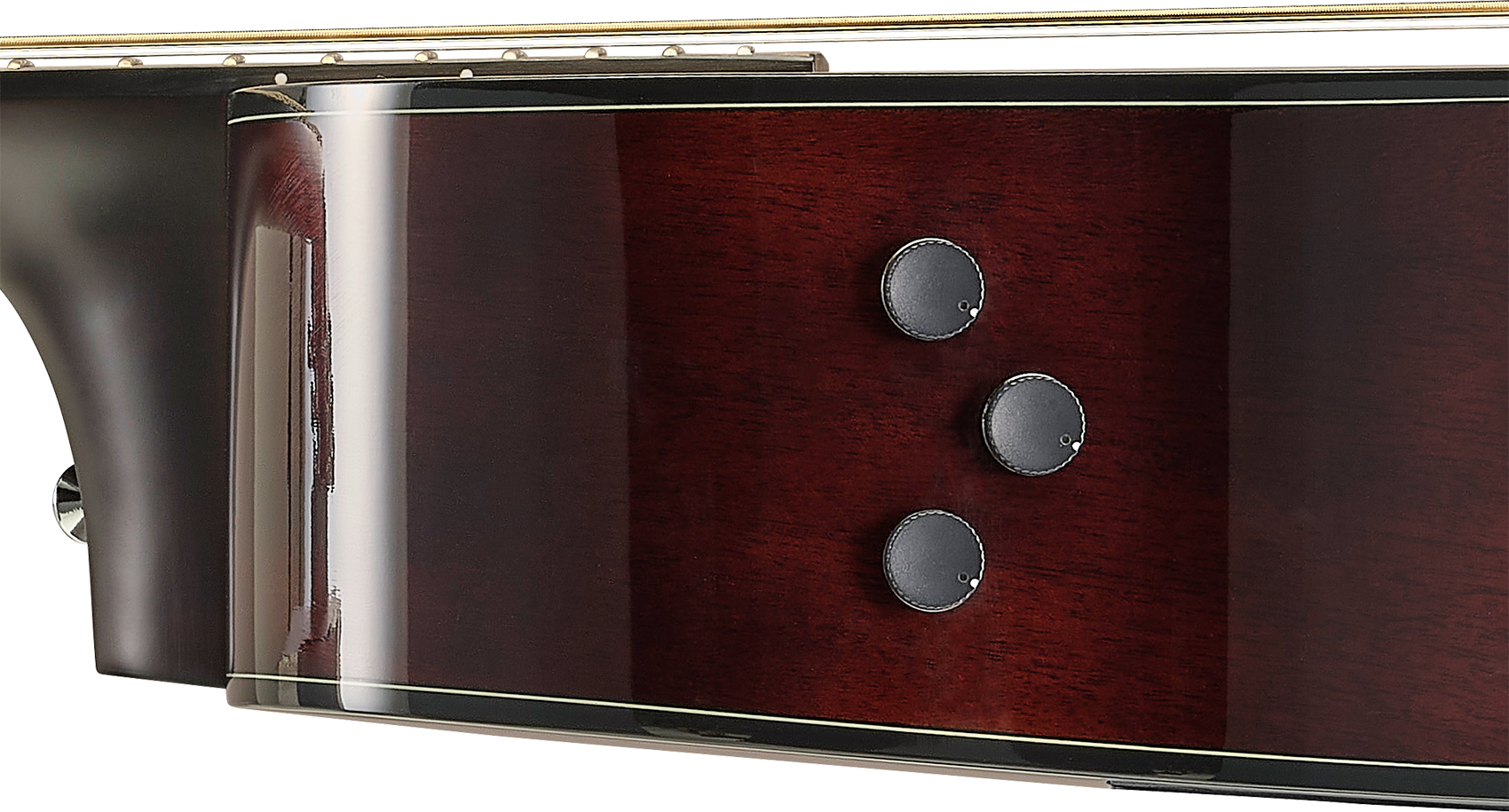 Yamaha Tas1e Transacoustic Concert Epicea Acajou Noy - Natural - Folk gitaar - Variation 4