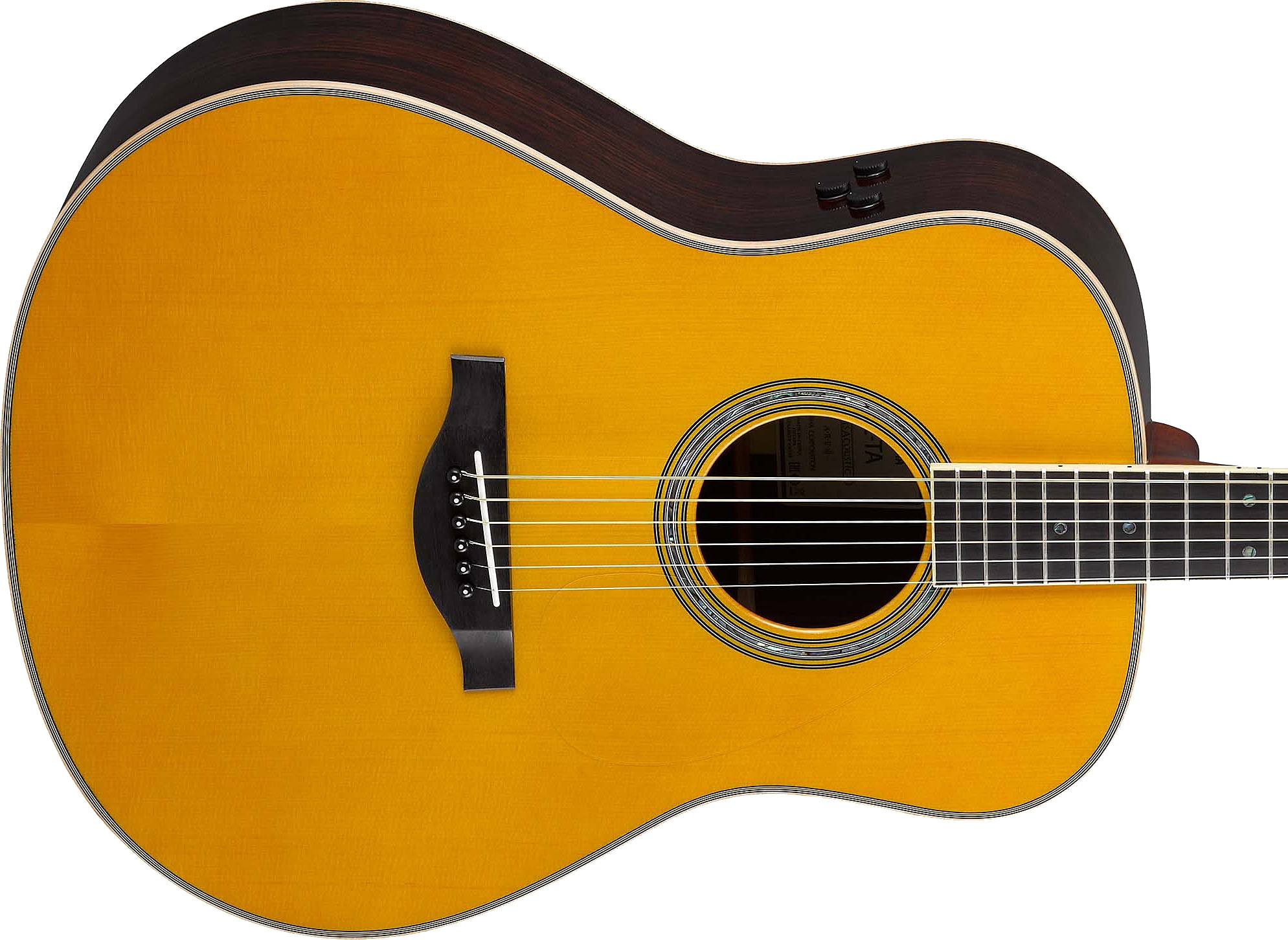 Yamaha Transacoustic Ll-ta Vt Dreadnought Epicea Palissandre 2016 - Vintage Tint - Elektro-akoestische gitaar - Variation 3