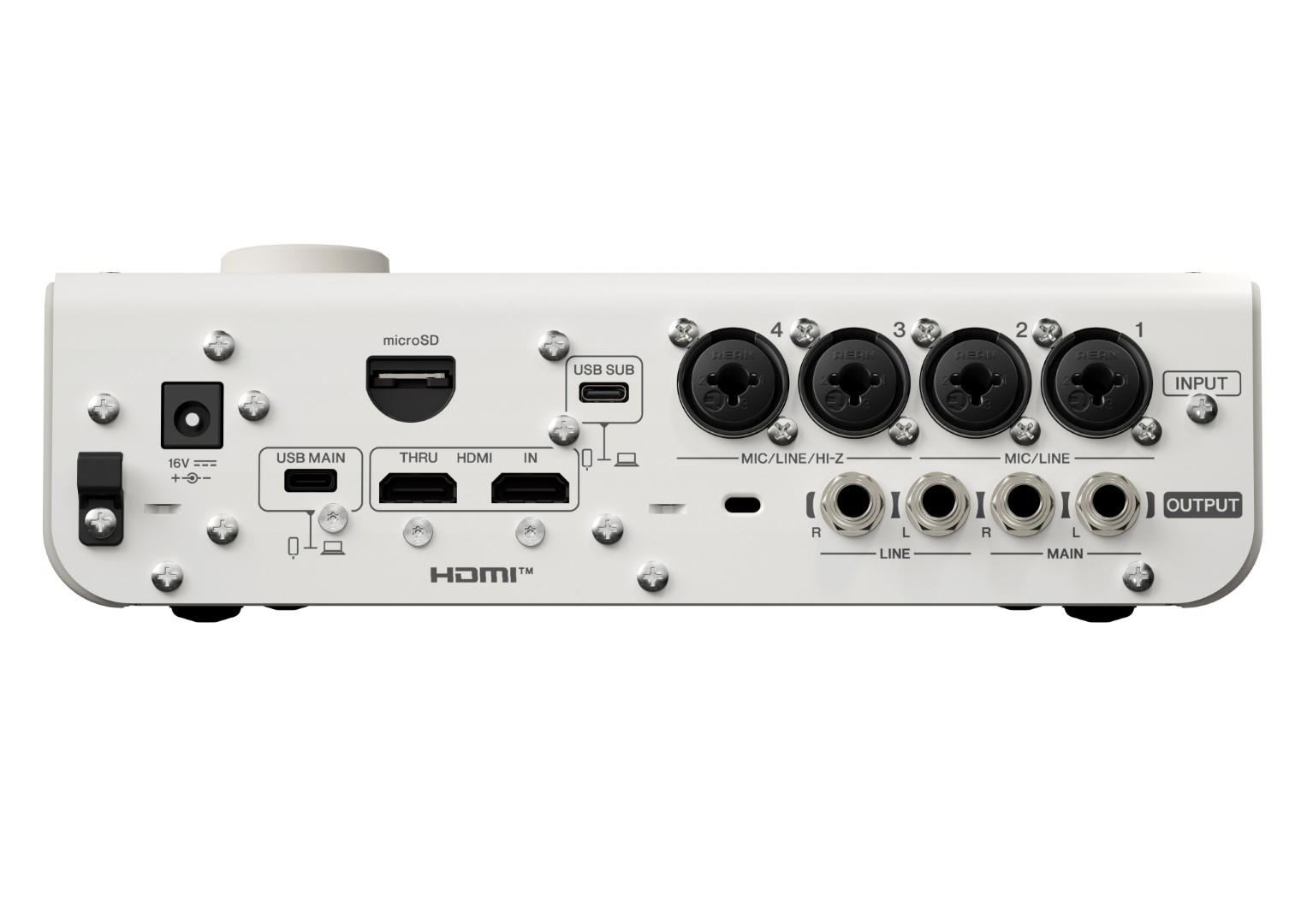 Yamaha Urx 44v White - USB audio-interface - Variation 3