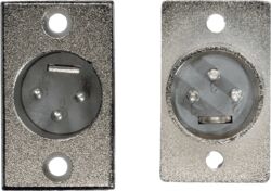 Soldeerstekker Yellow cable XLR03