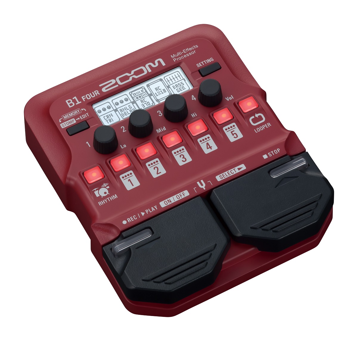 Zoom B1 Four - Multi-effecten pedaal voor bas - Variation 1