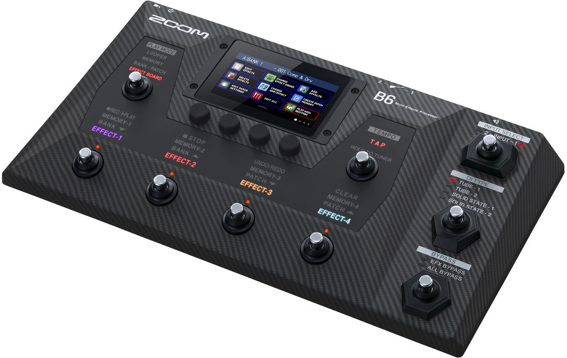 Zoom B6 Multi-effects Bass Processor - Multi-effecten pedaal voor bas - Variation 1