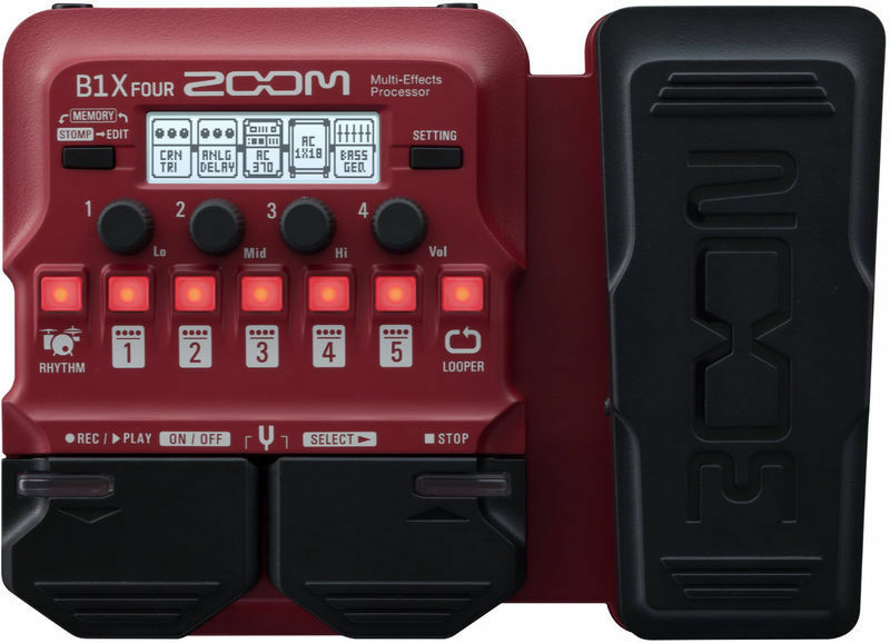 Zoom B1x Four - Multi-effecten pedaal voor bas - Main picture