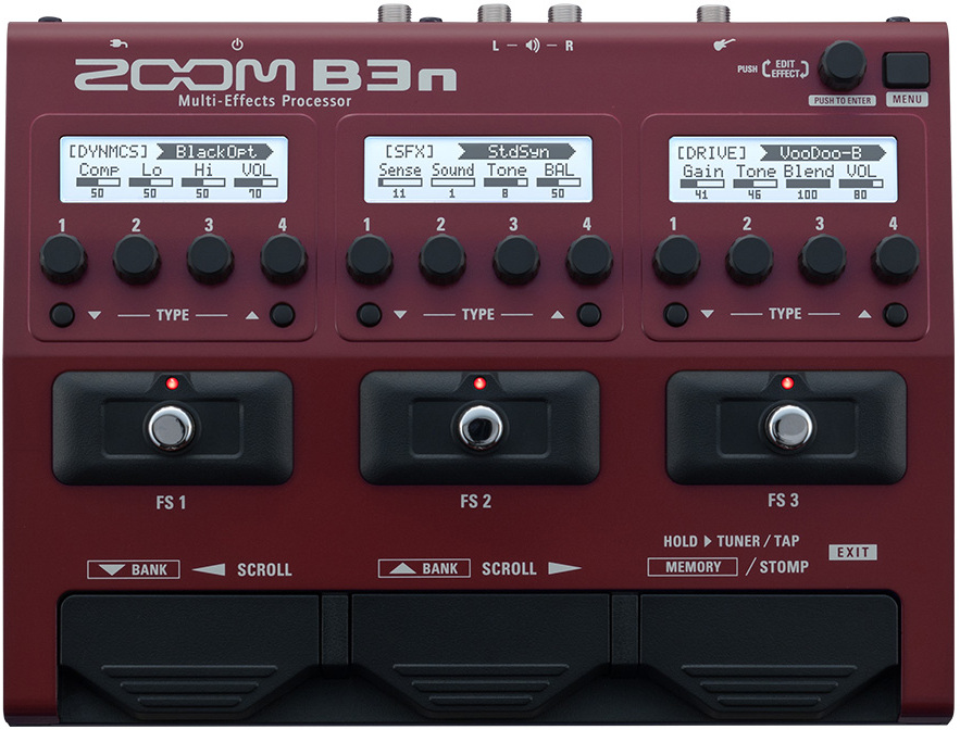 Zoom B3n Bass Multi-effects - Multi-effecten pedaal voor bas - Main picture