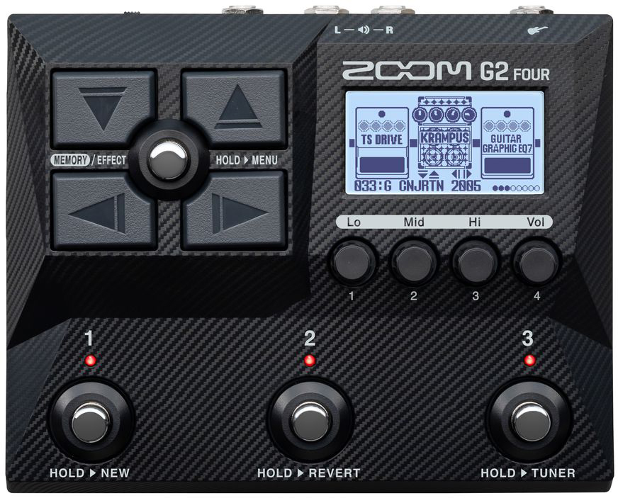 Zoom G2 Four Guitar Multi-effects - Simulatie van gitaarversterkermodellering - Main picture