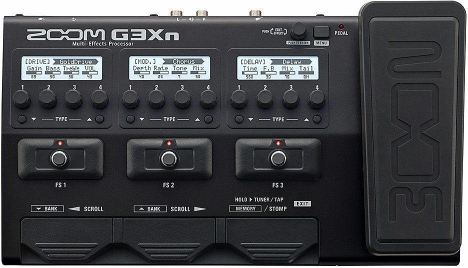 Zoom G3xn Guitar Multi-effects With Expression Pedal - Simulatie van gitaarversterkermodellering - Main picture