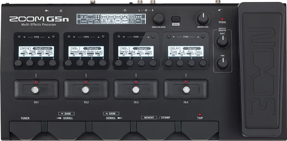 Zoom G5n Guitar Multi-effects Processor - Simulatie van gitaarversterkermodellering - Main picture
