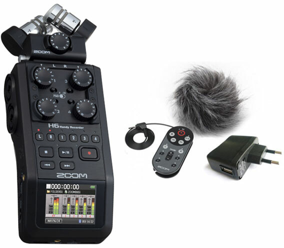 Zoom H6 Black +pack Accessoires - Mobiele opnemer - Main picture