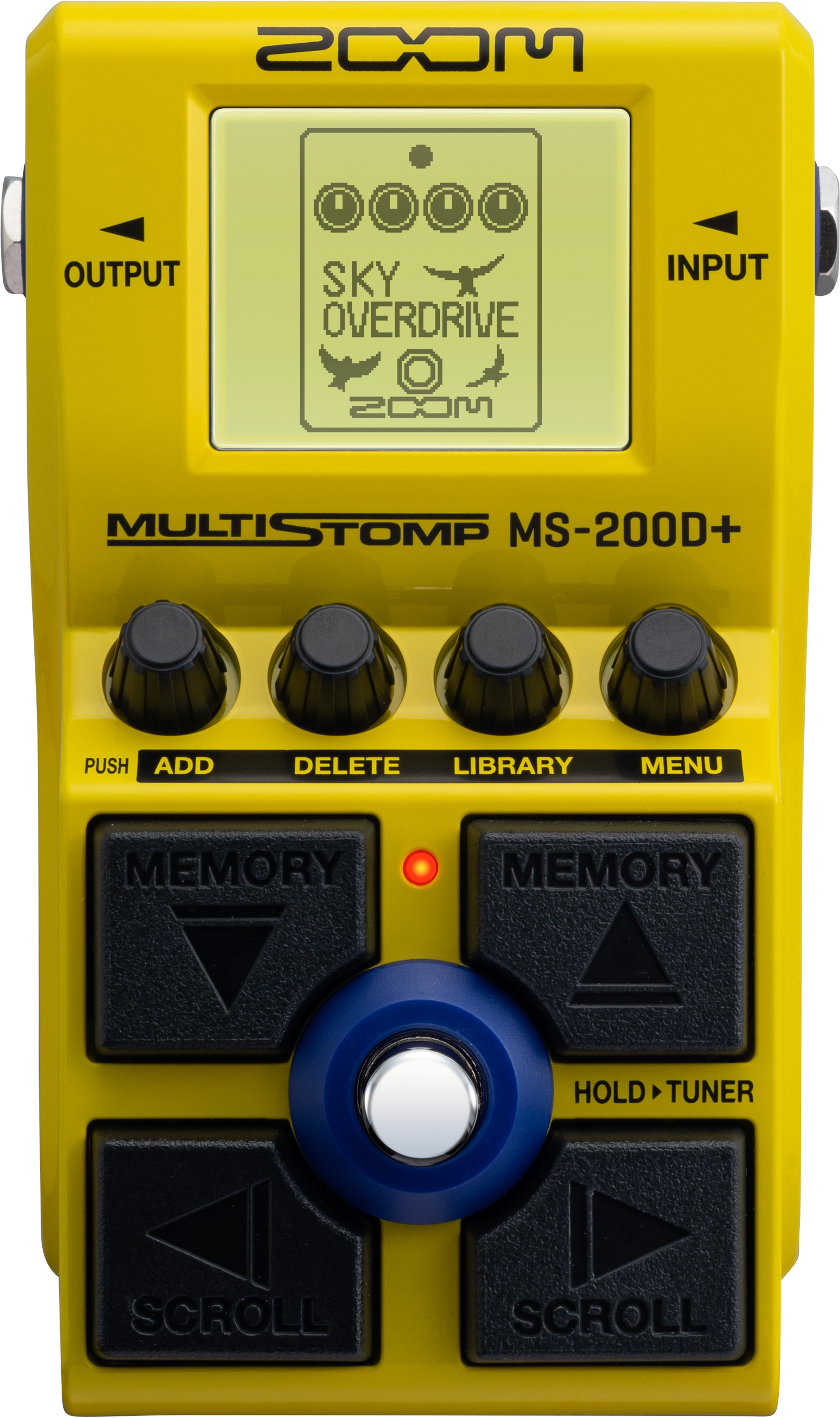 Zoom Ms-200d+ Multistomp - Overdrive/Distortion/fuzz effectpedaal - Main picture