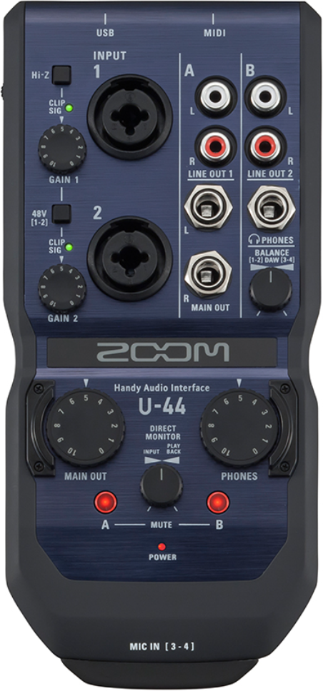 Zoom U-44 - USB audio-interface - Main picture