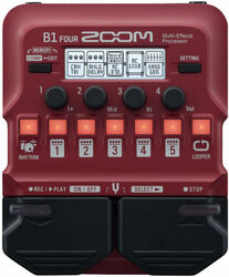 Multi-effecten pedaal voor bas Zoom B1 Four