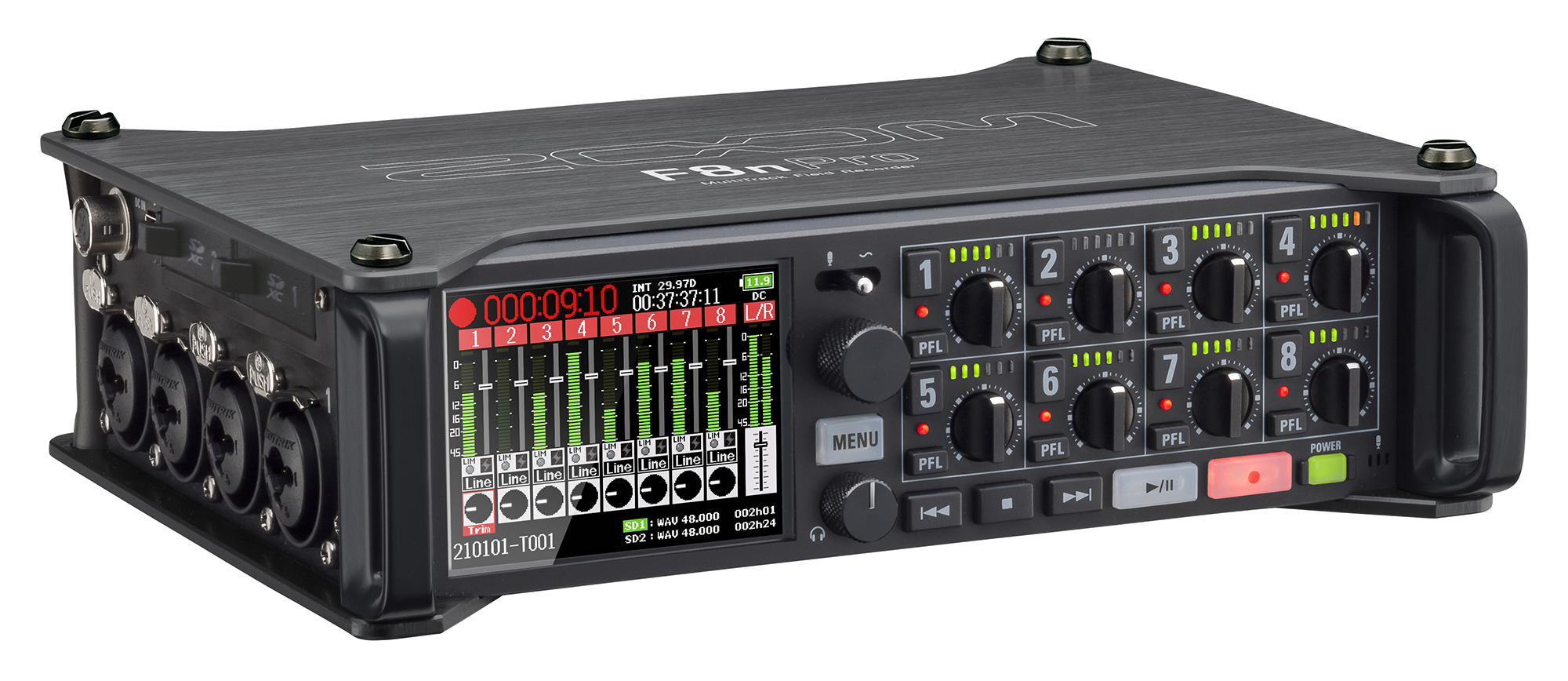 Zoom F8n Pro - Multi tracks opnemer - Variation 1