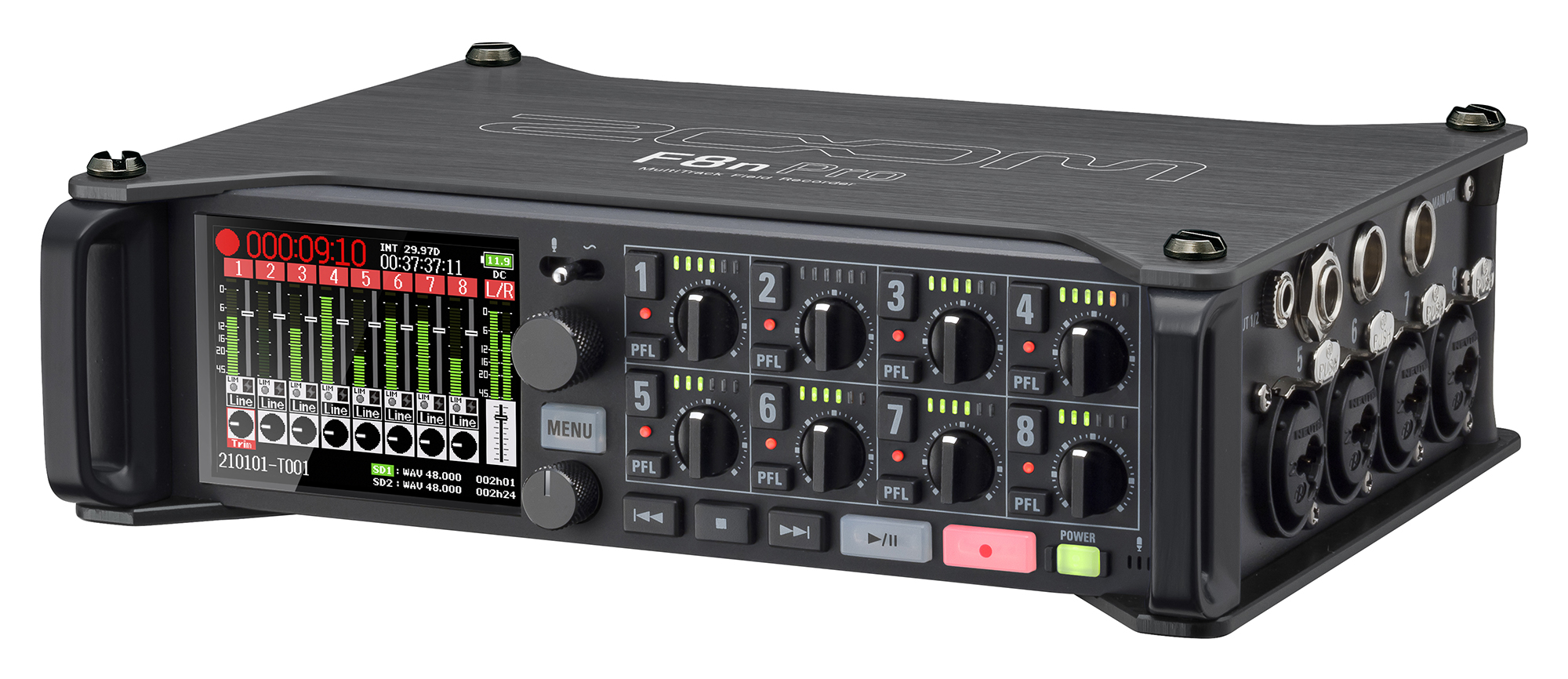 Zoom F8n Pro - Multi tracks opnemer - Variation 2